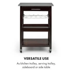Vermont Servierwagen Küchenwagen 5 Etagen Holz Edelstahl Mobil -Einrichtungsgeschäft 10030776 uk 0003 logo