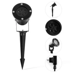 Snowdance LED-Projektor Schneeflocken 4 Farben IP64 6 Snowdance LED-Projektor Schneeflocken 4 Farben IP64 -Einrichtungsgeschäft 10030936 yy 0003 detail Bumfeldt Snowdance LED Projektor Schneeflocken