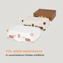 Nostalgy By Auna Peggy Sue Retro-Plattenspieler LP USB AUX MDF-Koffer -Einrichtungsgeschäft 10031389 de 0005 logo