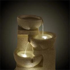 Korinth Zierbrunnen Gartenbrunnen 3W Solar LED Sandsteinoptik 7 Korinth Zierbrunnen Gartenbrunnen 3W Solar LED Sandsteinoptik -Einrichtungsgeschäft 10031399 yy 0003 detail Blumfeldt Korinth Zierbrunnen 3W Sandsteinoptik