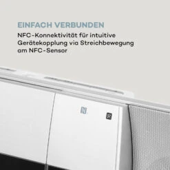V-20 DAB Vertikal-Stereoanlage BT NFC CD MP3 USB DAB+ & UKW-Tuner -Einrichtungsgeschäft 10031466 de 0005 logo
