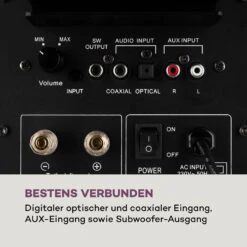 Line 700 A Standlautsprecher-Set Aktiv 240 W RMS BT Schwarz -Einrichtungsgeschäft 10031508 de 0005 logo