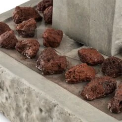 Trafalgar Gartenbrunnen 1,5m LED Fiberglas-Zement 4,5 Kg Ziersteine -Einrichtungsgeschäft 10031620 yy 0006 detail Blumfeldt Trafalgar Zierbrunnen Gartenbrunnen Tuff