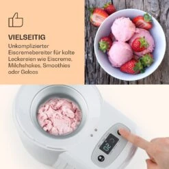 Schneeflöckchen Eiscremebereiter Thermoelektrisch 700ml Leise Weiß -Einrichtungsgeschäft 10031663 de 0004 logo