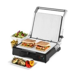 Burgermeister 3-in-1 Kontaktgrill Tischgrill Paninimaker 2000W -Einrichtungsgeschäft 10031664 yy 0006 titel Klarstein Burgermeister 3in1 Kontaktgrill