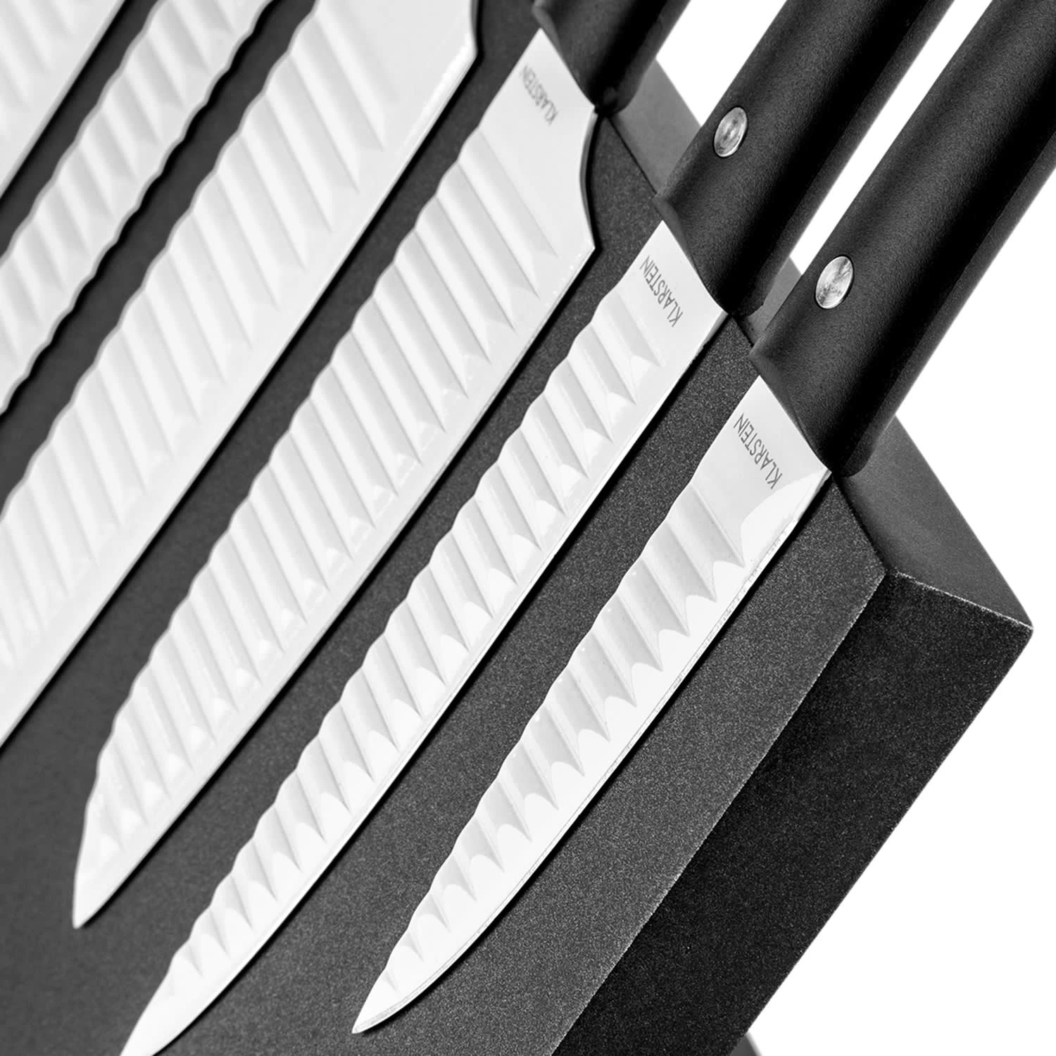 Kashira Messerset 7-tlg Magnetblock Antihaftversiegelung Edelstahl 4 Kashira Messerset 7-tlg Magnetblock Antihaftversiegelung Edelstahl – Bild 4