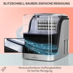 Kristall Eiswürfelmaschine Kristalleis 2 Größen 2,5l Wassertank -Einrichtungsgeschäft 10031891 de 0005 usp