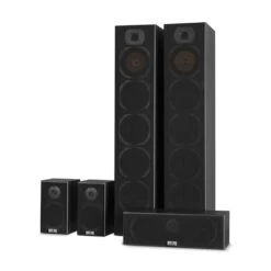 V9B Surround Lautsprecher Set Mahagoni 5 Boxen Set 440W RMS -Einrichtungsgeschäft 10031924 yy 0007 titel auna V9B Surround Lautsprecher Set schwarz