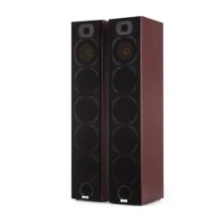 V7B 4-Wege-Bassreflex-Standlautsprecher Tower-Konstruktion 440W -Einrichtungsgeschäft 10031927 yy 0008 front auna V7B Standlautsprecher mahagoni