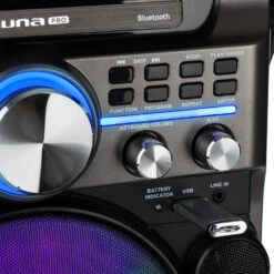 DisGo Box 360 Party BT System 2 Mikrofone HDMI BT LED USB Rollen 17 DisGo Box 360 Party BT System 2 Mikrofone HDMI BT LED USB Rollen -Einrichtungsgeschäft 10031975 yy 0010 logo auna pro DisGo Box 360 Party BT System schwarz