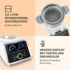 GrandPrix Küchenmaschine 500W / 1000W 2,5l Edelstahl-Rührschüssel -Einrichtungsgeschäft 10032089 de 0004 logo