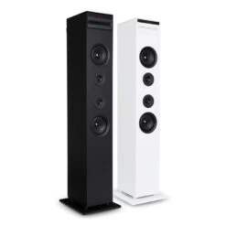 Karaboom CD Karaoke-Anlage Bluetooth MP3 USB-Charger Mikrofon FB Schwarz -Einrichtungsgeschäft 10032105 yy 0011 variant auna Karaboom CD Karaoke Turm schwarz