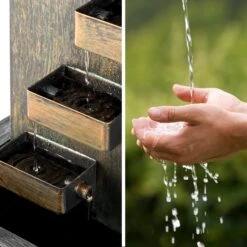 River Crossing Gartenbrunnen In/Outdoor 6W Pumpe 10m Kabel Verzinkt -Einrichtungsgeschäft 10032260 yy 0004 ambient