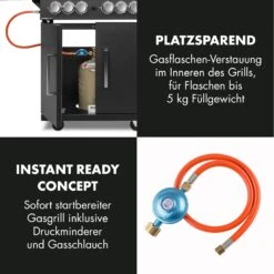 Tomahawk 4.2 SBG Gasgrill 6 Brenner 20,7 KW 64x42cm Grill Edelstahl -Einrichtungsgeschäft 10032308 de 0009 logo