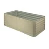 High Grow Straight Hochbeet 180x60x90cm 970l Stahl Verzinkt Beige