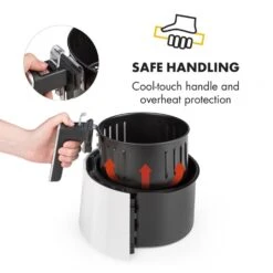 AirVital Heißluftfritteuse 1300W 2,5l CeraPlus-Antihaft Touch Weiß 16 AirVital Heißluftfritteuse 1300W 2,5l CeraPlus-Antihaft Touch Weiß -Einrichtungsgeschäft 10032331 yy 0008 logo Klarstein AirVital Heissluftfritteuse 1300W weiss