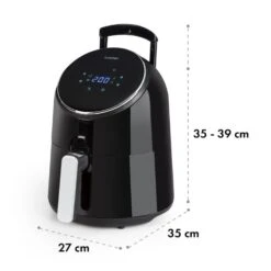 AirVital Heißluftfritteuse 1300W 2,5l CeraPlus-Antihaft Touch Schwarz 15 AirVital Heißluftfritteuse 1300W 2,5l CeraPlus-Antihaft Touch Schwarz -Einrichtungsgeschäft 10032332 yy 0010 logo Klarstein AirVital Heissluftfritteuse 1300W schwarz