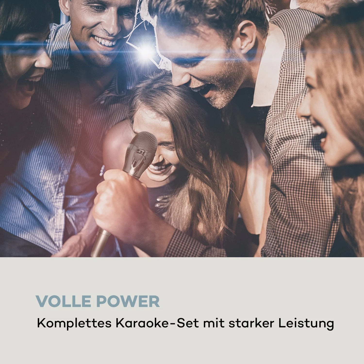 Karaoke Star 3 Karaoke-Set 2x75 Wmax. BT USB-Port Line-In 2 X Mikro 2 Karaoke Star 3 Karaoke-Set 2x75 Wmax. BT USB-Port Line-In 2 X Mikro – Bild 2