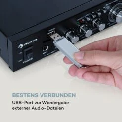 Karaoke Star 2 Karaoke-Set 2 X 50 W Max. BT USB/SD Line-In 2 X Mikro -Einrichtungsgeschäft 10032443 de 0005 logo