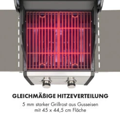 Lucifer 2.0-T Gasgrill 2 X 3,5 KW Brenner 45x44cm Grill Edelstahl -Einrichtungsgeschäft 10032455 de 0006 logo