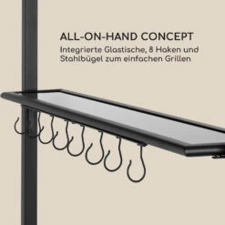 Steakhouse Grilldach 220x215x140cm PE 180 G/m² Flammhemmend Stahl Grau 14 Steakhouse Grilldach 220x215x140cm PE 180 G/m² Flammhemmend Stahl Grau -Einrichtungsgeschäft 10032523 de 0004 logo