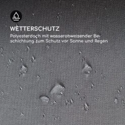 Steakhouse Grilldach 220x215x140cm PE 180 G/m² Flammhemmend Stahl Grau 16 Steakhouse Grilldach 220x215x140cm PE 180 G/m² Flammhemmend Stahl Grau -Einrichtungsgeschäft 10032523 de 0006 logo