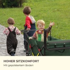 Easy Rider Bollerwagen Bis 70kg Teleskopstange Zusammenklappbar Grün -Einrichtungsgeschäft 10032543 de 0008 logo