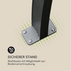 Palazzo Pavillon 4x3m Faltdach Polyester Aluminium Schwarz / Grau -Einrichtungsgeschäft 10032577 de 0006 logo