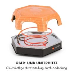 Capricciosa Pizzaofen 1500W Abdeckung Aus Terracotta Warmhaltefunktion -Einrichtungsgeschäft 10032597 de 0007 logo