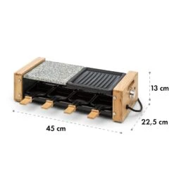 Chateaubriand Nuovo Raclette 1200W Aluminium / Stein 8 Personen Holz 13 Chateaubriand Nuovo Raclette 1200W Aluminium / Stein 8 Personen Holz -Einrichtungsgeschäft 10032729 yy 0007 logo