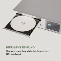 ITuner CD HiFi-Receiver Internet/DAB+/ FM Radio CD-Player WiFi Silber 15 ITuner CD HiFi-Receiver Internet/DAB+/ FM Radio CD-Player WiFi Silber -Einrichtungsgeschäft 10032754 de 0005 logo