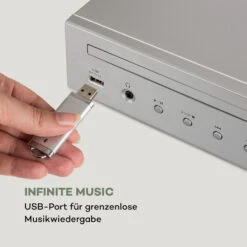 ITuner CD HiFi-Receiver Internet/DAB+/ FM Radio CD-Player WiFi Silber 18 ITuner CD HiFi-Receiver Internet/DAB+/ FM Radio CD-Player WiFi Silber -Einrichtungsgeschäft 10032754 de 0008 logo