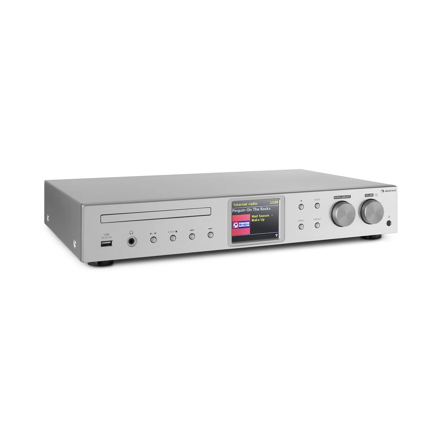 ITuner CD HiFi-Receiver Internet/DAB+/ FM Radio CD-Player WiFi Silber 1 ITuner CD HiFi-Receiver Internet/DAB+/ FM Radio CD-Player WiFi Silber