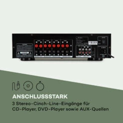 AV2-CD850BT 4-Zonen Stereo-Verstärker 8x50W RMS Bluetooth USB Silber -Einrichtungsgeschäft 10032758 de 0007 logo