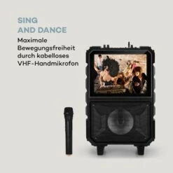 CenterStage 8 Mobiler Karaoke-Lautsprecher, 40 W, 14,1" Display, Funk-Mikro -Einrichtungsgeschäft 10032834 de 0003 logo