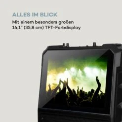 CenterStage 8 Mobiler Karaoke-Lautsprecher, 40 W, 14,1" Display, Funk-Mikro -Einrichtungsgeschäft 10032834 de 0004 logo