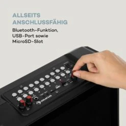 CenterStage 8 Mobiler Karaoke-Lautsprecher, 40 W, 14,1" Display, Funk-Mikro -Einrichtungsgeschäft 10032834 de 0005 logo