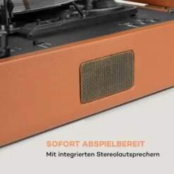 Jerry Lee BT Plattenspieler BT USB Aufnahme & Wiedergabe Braun -Einrichtungsgeschäft 10032869 de 0003 logo