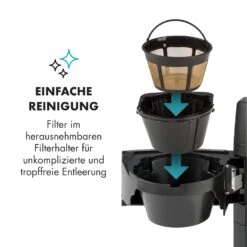 Aromatica II Thermo Kaffeemaschine, Mahlwerk, 1,25 L, Schwarz 17 Aromatica II Thermo Kaffeemaschine, Mahlwerk, 1,25 L, Schwarz -Einrichtungsgeschäft 10032876 de 0007 logo