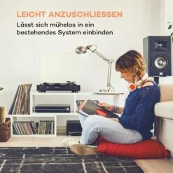 Fullmatic Vollautomatischer Plattenspieler USB Vorverstärker Schwarz -Einrichtungsgeschäft 10032888 de 0006 logo