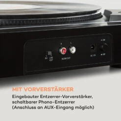 Fullmatic Vollautomatischer Plattenspieler USB Vorverstärker Schwarz -Einrichtungsgeschäft 10032888 de 0007 logo