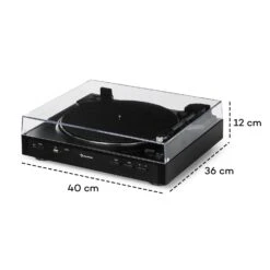 Fullmatic Vollautomatischer Plattenspieler USB Vorverstärker Schwarz -Einrichtungsgeschäft 10032888 yy 0009 logo auna Fullmatic vollautomatischer Plattenspieler schwarz reedit