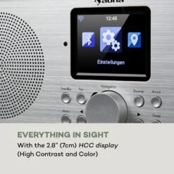 Silver Star Stereo Internet DAB+/UKW Radio, WiFi, BT, DAB+/UKW, Eiche -Einrichtungsgeschäft 10032916 uk 0006 logo