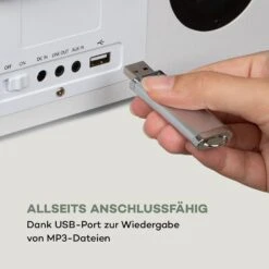 Silver Star Stereo Internet DAB+/UKW Radio, WiFi, BT, DAB+/UKW, Weiß -Einrichtungsgeschäft 10032917 de 0007 logo