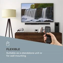 Areal Bar 650 2.1 Sound System Soundbar 120W RMS-Leistung BT USB 12 Areal Bar 650 2.1 Sound System Soundbar 120W RMS-Leistung BT USB -Einrichtungsgeschäft 10032983 yy 0004 logo Auna 2 1CH Soundbar