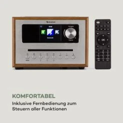 Silver Star CD Cube Radio Bluetooth HCC Display Wood Brown -Einrichtungsgeschäft 10033003 de 0003 logo