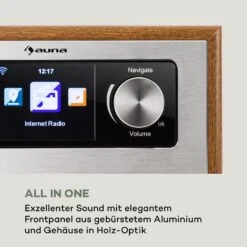 Silver Star CD Cube Radio Bluetooth HCC Display Wood Brown -Einrichtungsgeschäft 10033003 de 0009 logo
