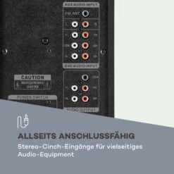 Concept 520 5.1 Lautsprechersystem 75W RMS OneSide Subwoofer BT USB SD -Einrichtungsgeschäft 10033066 de 0008 logo