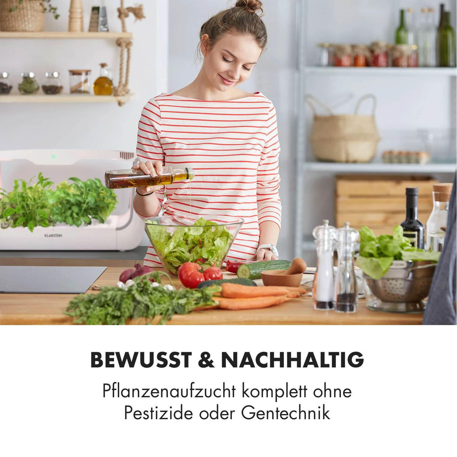 GrowIt Farm Smart Indoor Garden 28 Pflanzen 48W LED 8 Liter 2 GrowIt Farm Smart Indoor Garden 28 Pflanzen 48W LED 8 Liter – Bild 2