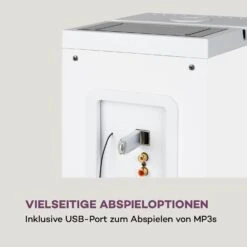 Karaboom 100 Turmlautsprecher 120W Max. Bluetooth 2 In 1 USB -Einrichtungsgeschäft 10033148 de 0003 logo